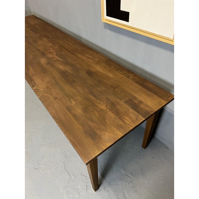 Big Farm Table in Ash with Zone Feet For Sale - Image 12 of 13