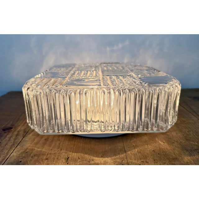 Vintage Glass Wall Light, 1970s For Sale - Image 13 of 17