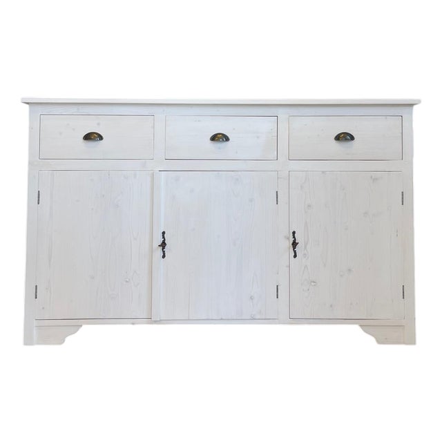Farmhouse Sideboard in Spruce Wood For Sale