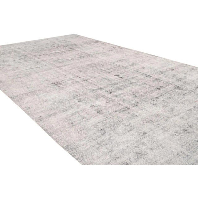 Early 20th Century Distressed Antique Persian Kerman Wool Rug For Sale - Image 11 of 12