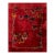 Splendid Red Background With Palmtrees in a Floral Design Antique Chinese Art Deco Rug For Sale