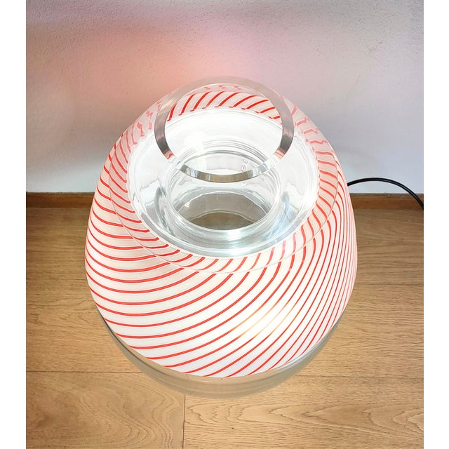 AVMazzega Vintage LT353 Egg Lamp in Murano Glass by Carlo Nason for Mazzega, Italy, 1970s For Sale - Image 4 of 8