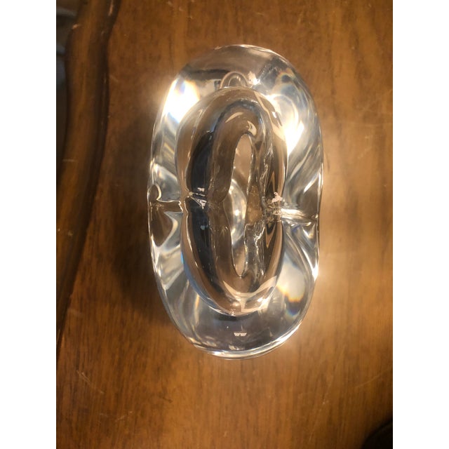 Brazil Heart Shaped Lead Crystal Vase For Sale - Image 9 of 9