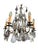 Louis XV 9-Light Cage Chandelier with Crystal Drops For Sale - Image 9 of 9