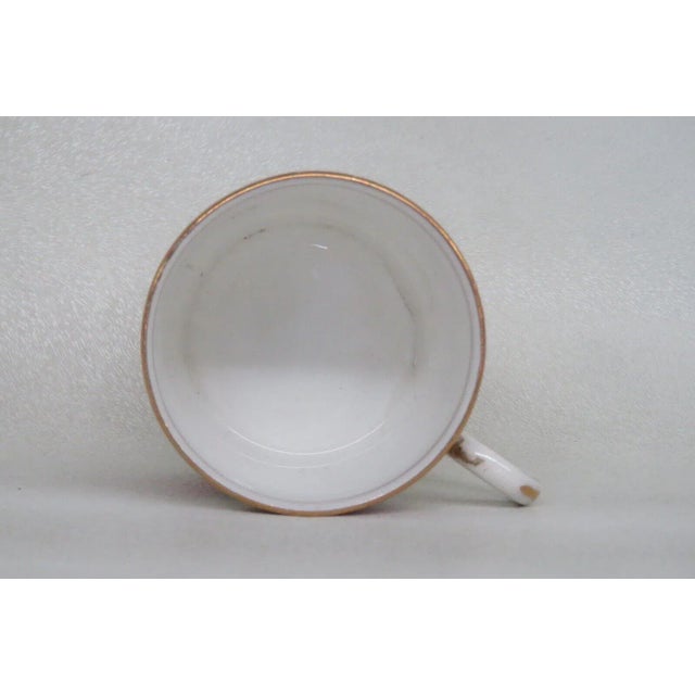 Mid 20th Century Aynsley England Bone China Pink Floral Small Demitasse Espresso Cup For Sale - Image 5 of 7