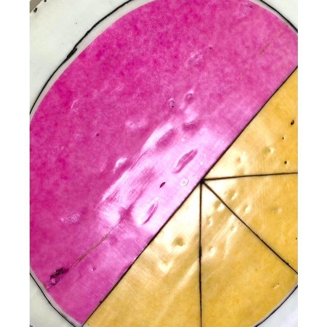 2020s Original Encaustic Collage Painting by Gina Cochran - "Let's Turn Back Time" For Sale - Image 5 of 12