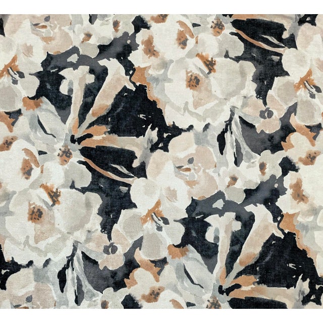 Fabricut "Perseids Velvet" fabric is a gorgeous printed, watercolor-style floral velvet. Listing is for one continuous cut...