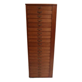 Vintage Watchmaker's Cabinet with Drawers, 1950s For Sale