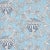 Schumacher Sample - Schumacher Santarem Wallpaper in Sky For Sale - Image 4 of 4