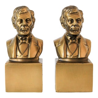 Vintage Abraham Lincoln Bookends For Sale