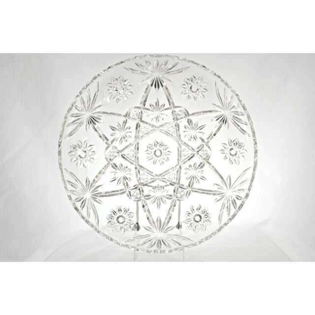 Vintage Star Glass Tray For Sale - Image 4 of 4