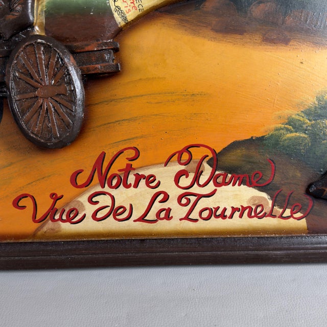 Green Lutèce Bière de Paris Beer Relief Advertising Panel from Artigianale, 1970s For Sale - Image 8 of 11