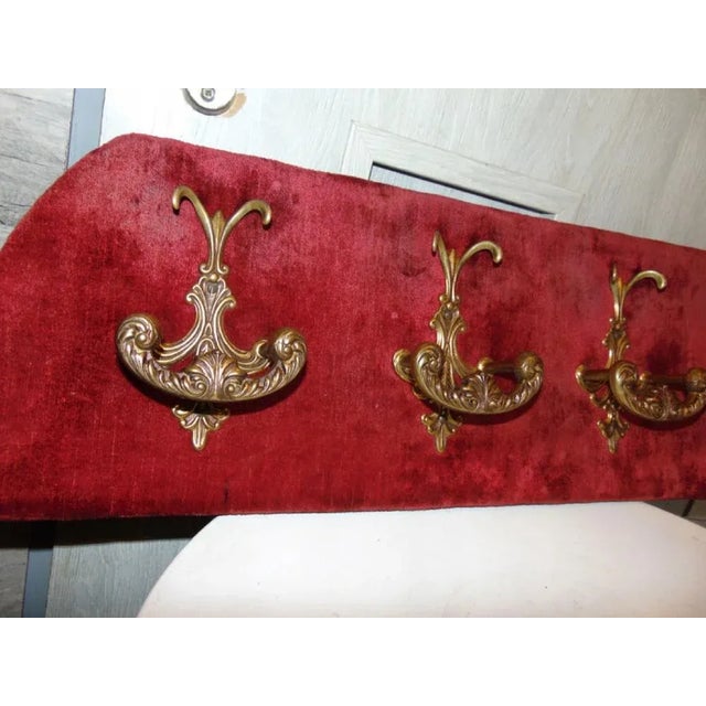 Industrial Vintage Wooden Hanger Rack, 1950-70s For Sale - Image 3 of 6