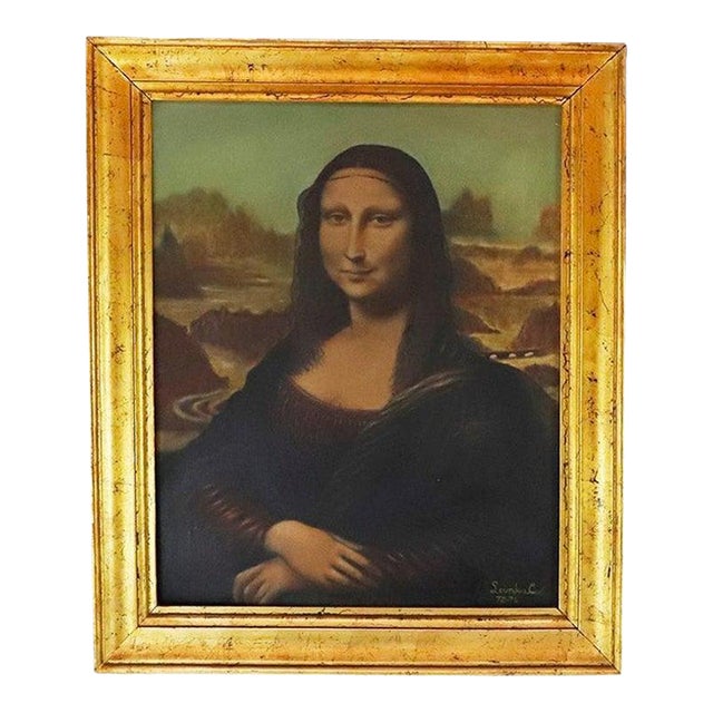 Antique Monalisa Handmade Replica Painting For Sale