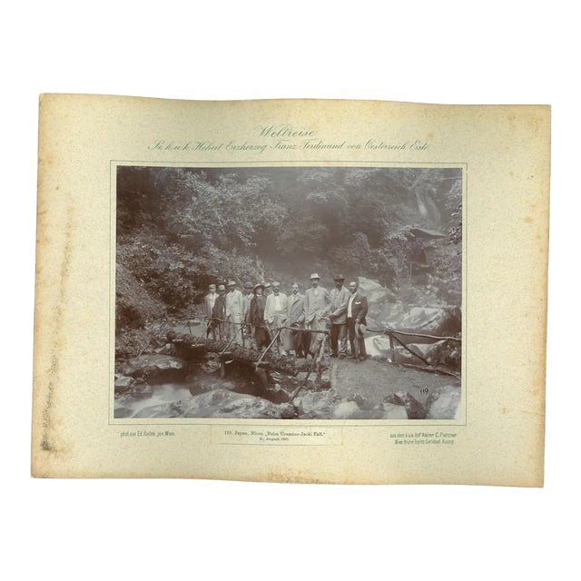 Unknown, Uramino Jacki Fall, Original Vintage Photo, 1893 For Sale