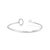 Tiffany and Co. Tiffany & Co. Keys Wire 18k White Gold 0.20ctw Pave Diamond Cuff Bangle Bracelet For Sale - Image 4 of 9