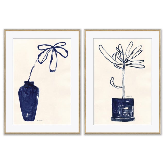Hable Fiddleleaf and Palm by Susan Hable For Sale - Image 4 of 4