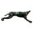 Metal Large Mid 20th Century Bronze Greyhound Table Sculpture With Verdigris Patina, Dog Statue For Sale - Image 7 of 7