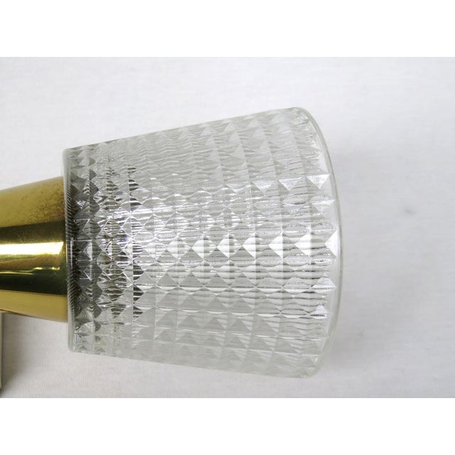 Wall Lights in Brass and Beige, 1950s, Set of 2 For Sale - Image 13 of 18