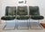 Metal 1970s Suede and Chrome Cantilever Dining Chairs in Moss Green Attributed to Roche Bobois-Set of 6 For Sale - Image 7 of 17