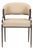 Tatum Taupe Performance Vegan Leather Dining Chair For Sale