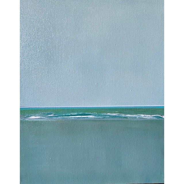 Ocean Waves Acrylic on canvas · 8 x 10 inches Part of my Colorful Horizon Series, Ocean Waves captures the rhythmic beauty...