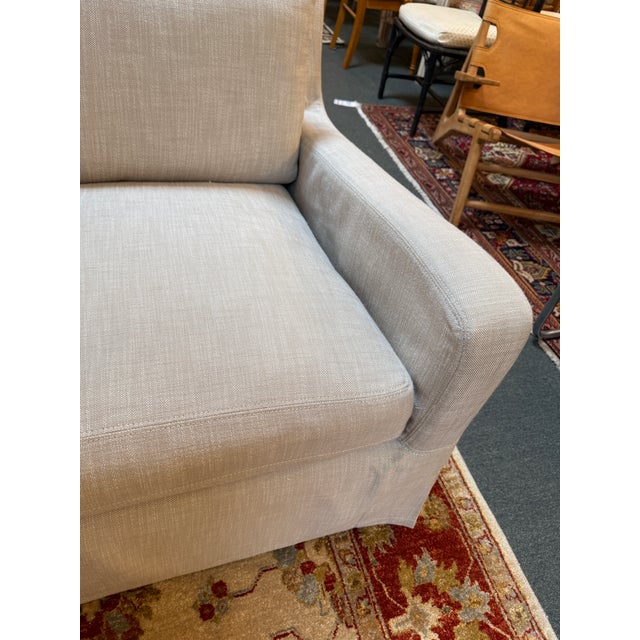 Restoration Hardware Belgian Slipcover Sofa For Sale - Image 13 of 14
