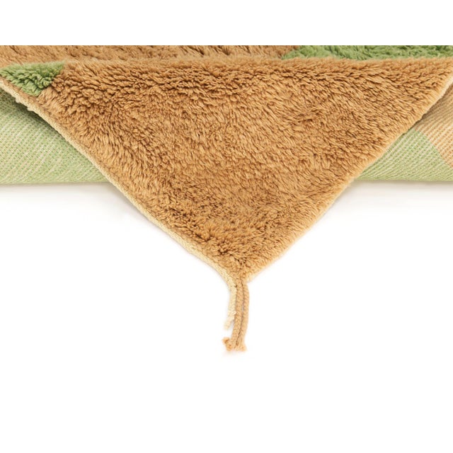 Contemporary Hand-Knotted Wool Rug by Azele Studio For Sale - Image 3 of 9