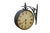 American Grand Central Station Double Sided Roman Numeral Railway Clock 15" For Sale - Image 3 of 14