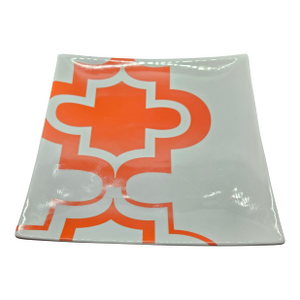Cb2 Crate and Barrel Morocco Pattern Square Platter