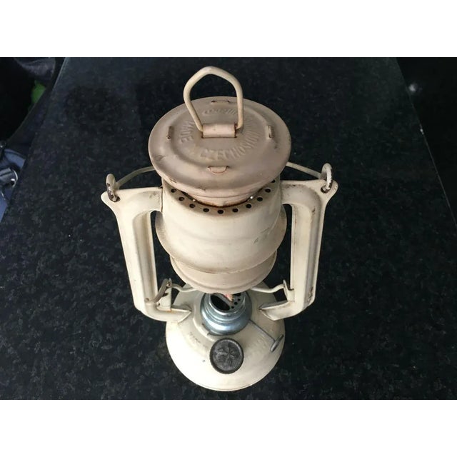 Czech Metal Meva Oil Lantern Lamp For Sale - Image 9 of 18