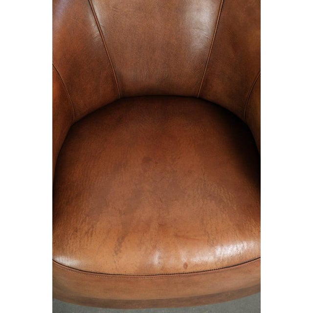 English Sheepskin Club Armchairs, Set of 2 For Sale - Image 6 of 16