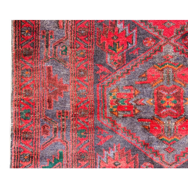 Mid-20th Century Persian Mazleghan Rug For Sale - Image 12 of 15