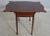 Wood Pair Banded Mahogany Dropleaf Pembroke Lamp Tables For Sale - Image 7 of 18