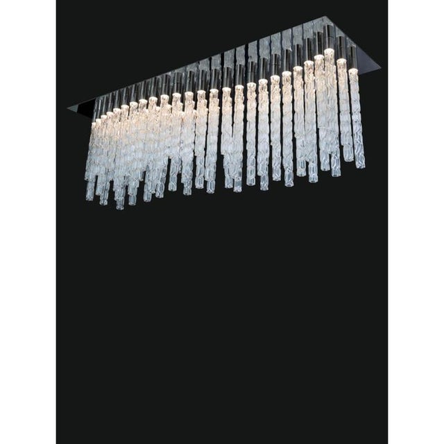 Contemporary Collection Eris Chandelier in Metal and Glass by Jago For Sale - Image 3 of 7