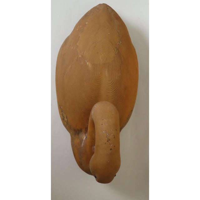 Life-Size Wooden Swan, 1970s For Sale - Image 11 of 17