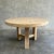 Custom Made Round Elm Wood Dining Table For Sale - Image 10 of 10
