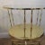 Mid-Century Modern Italian Solid Brass Two Tier Side Tables With Recessed Glass Tops a Pair For Sale - Image 3 of 10