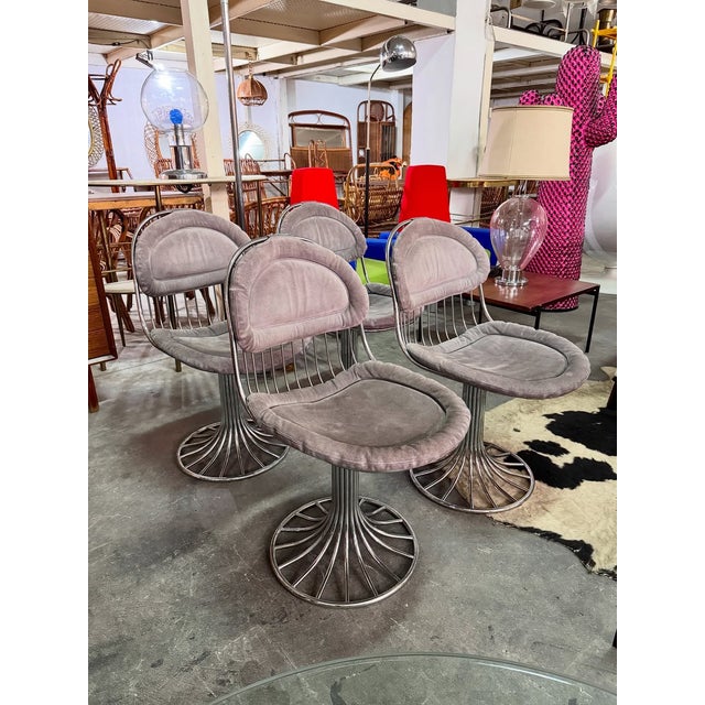 Vintage Italian Chairs by Gastone Rinaldi for Rima Padova, 1970s, Set of 4 For Sale - Image 9 of 9