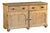 Antique English Deep Pine Dresser or Sideboard W/ Six Bun Feet | Circa 1890 For Sale