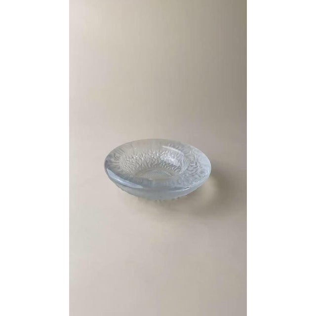 Vintage Clear and Ice Murano Glass Ashtray, Italy, 1970s For Sale - Image 11 of 13