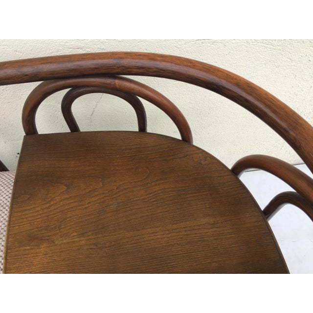 Bamboo & Rattan Side Table with Seating, 1960s For Sale - Image 16 of 18