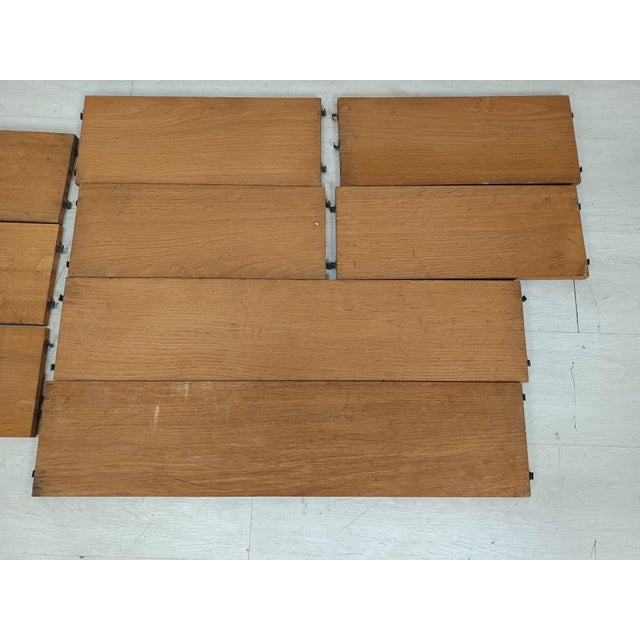 Vintage Oak String Shelves, 1950s For Sale - Image 15 of 18