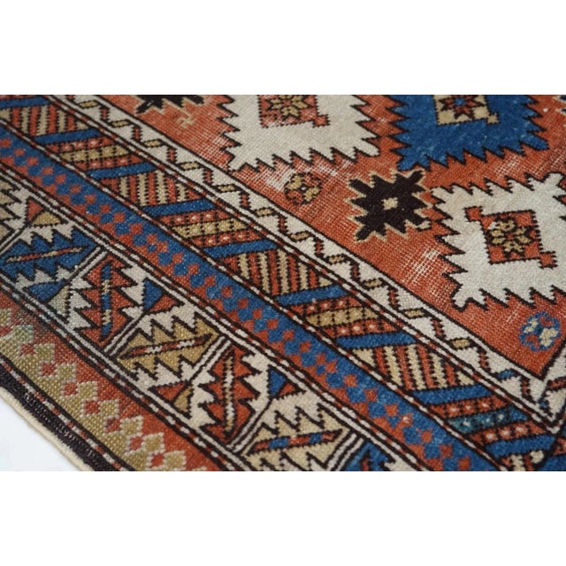 Red Antique Shirvan Rug 2'7'' x 3'9'' For Sale - Image 8 of 12