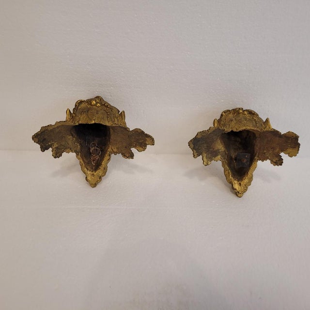 Satyr Masks in Gilt Bronze, 1800s, Set of 2 For Sale - Image 16 of 18