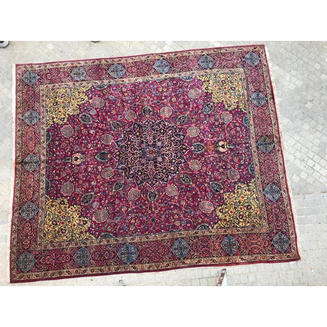 Large Vintage Kerman Rug For Sale - Image 6 of 18