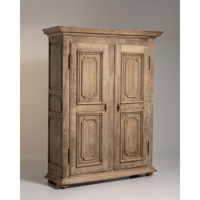 1800s Beige French Provençal Oak Armoire For Sale - Image 10 of 14