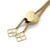 Mid 20th Century Mid 20th Century Heart Slide 14k Gold Pendant Tube Filigree Chain Tassel Necklace For Sale - Image 5 of 5