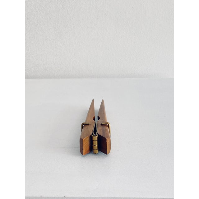 Vintage Nutcracker in Brass and Wood, 1960s For Sale - Image 14 of 15
