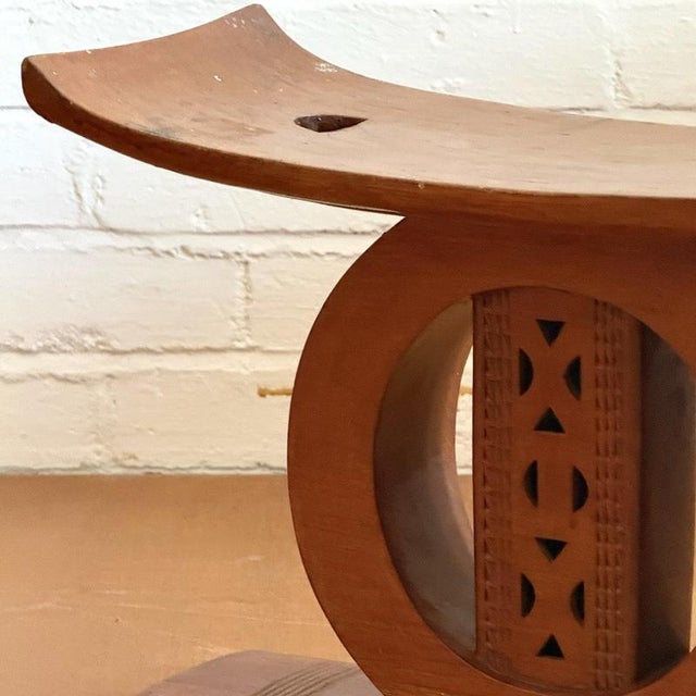 African Ashanti Round Stool For Sale - Image 3 of 6